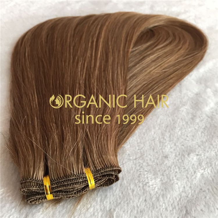 High quality hair extensions sale--Hand tied weft hair extensions C20